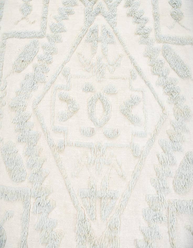 Detail image of  9' x 12'  Hand Knotted Moroccan Wool Rug