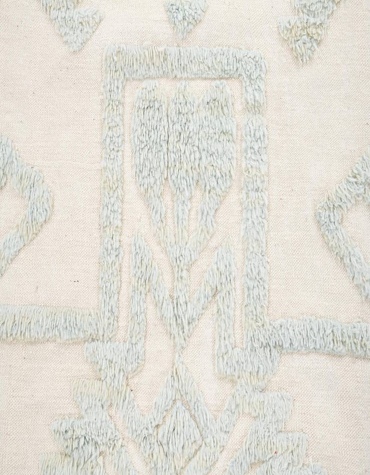 Detail image of  9' x 12'  Hand Knotted Moroccan Wool Rug