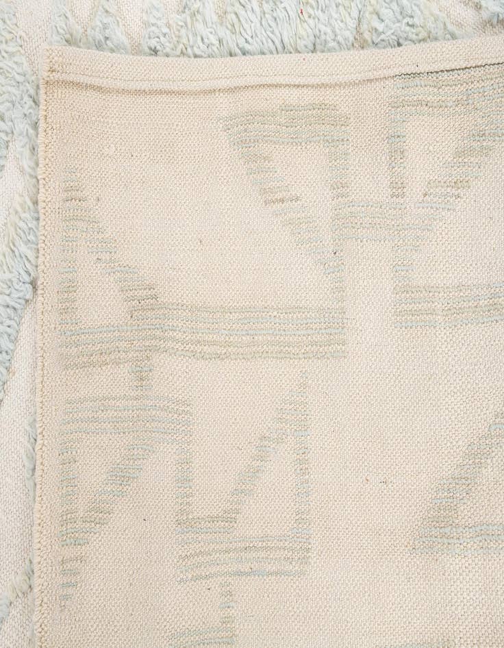 Detail image of  9' x 12'  Hand Knotted Moroccan Wool Rug