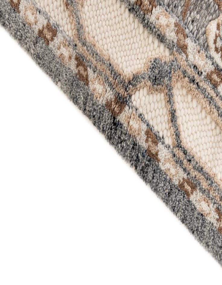 Detail image of  5' 2 x 7' 8  Hand Knotted Moroccan Wool Rug