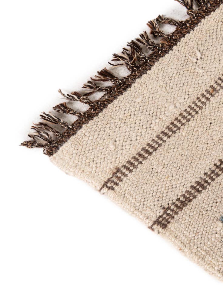 Detail image of  6' 7 x 9' 8  Hand Knotted Moroccan Oriental Wool Rug