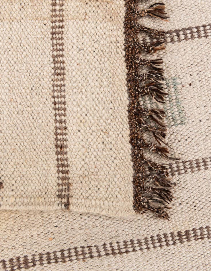 Detail image of  6' 7 x 9' 8  Hand Knotted Moroccan Oriental Wool Rug