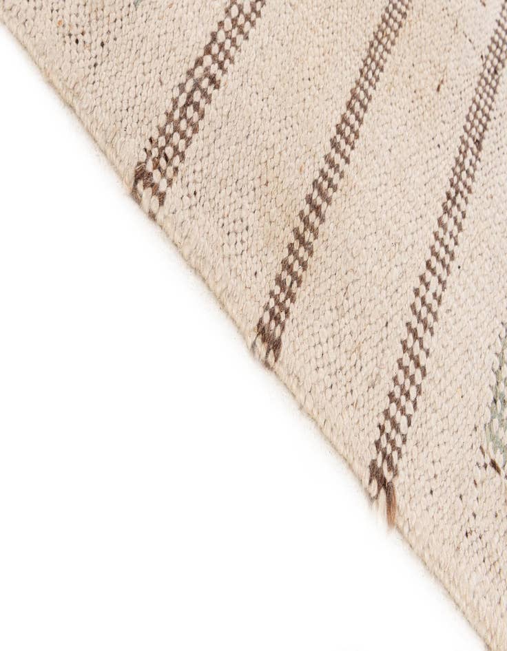 Detail image of  6' 7 x 9' 8  Hand Knotted Moroccan Oriental Wool Rug