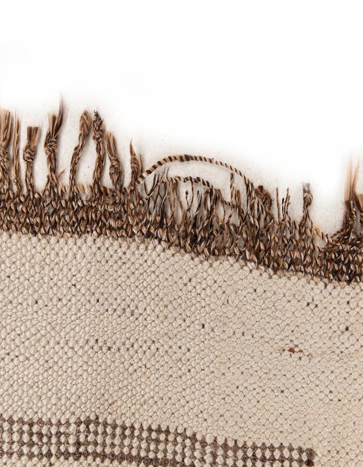 Detail image of  6' 7 x 9' 8  Hand Knotted Moroccan Oriental Wool Rug