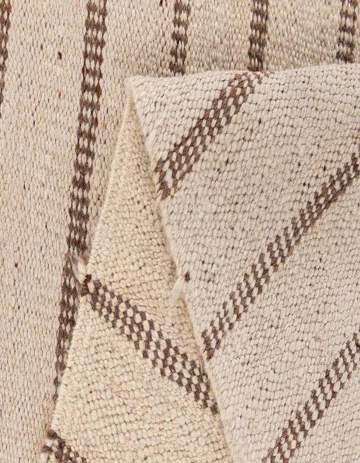 Detail image of  6' 7 x 9' 8  Hand Knotted Moroccan Oriental Wool Rug