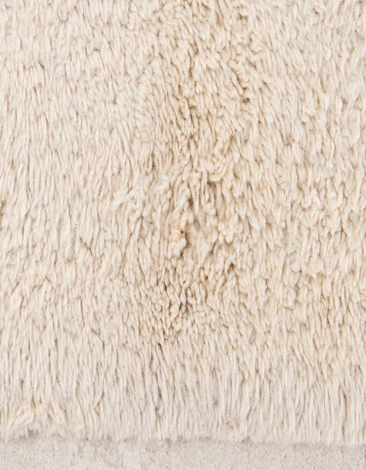 Detail image of  6' 6 x 9' 6  Hand Knotted Moroccan Wool Rug