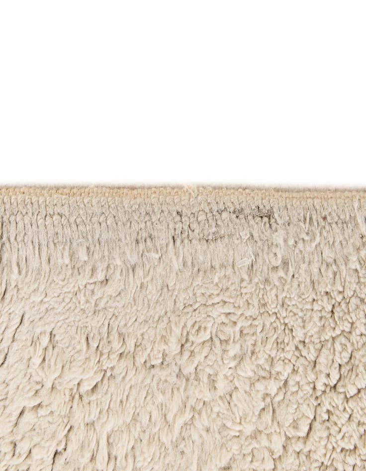 Detail image of  6' 6 x 9' 6  Hand Knotted Moroccan Wool Rug