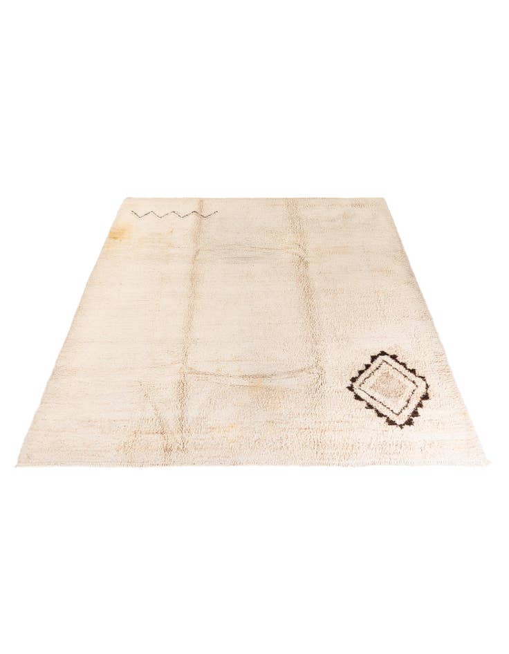 Detail image of  8' 5 x 9' 8  Hand Knotted Moroccan Wool Rug