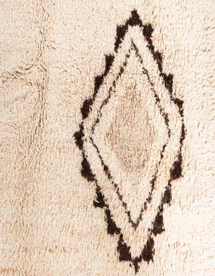 Detail image of  8' 5 x 9' 8  Hand Knotted Moroccan Wool Rug