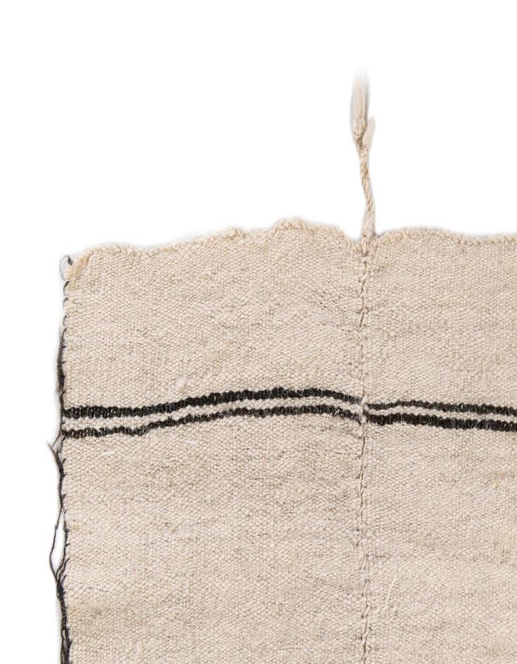 Detail image of  4' 4 x 7' 9  Hand Knotted Moroccan Wool Rug