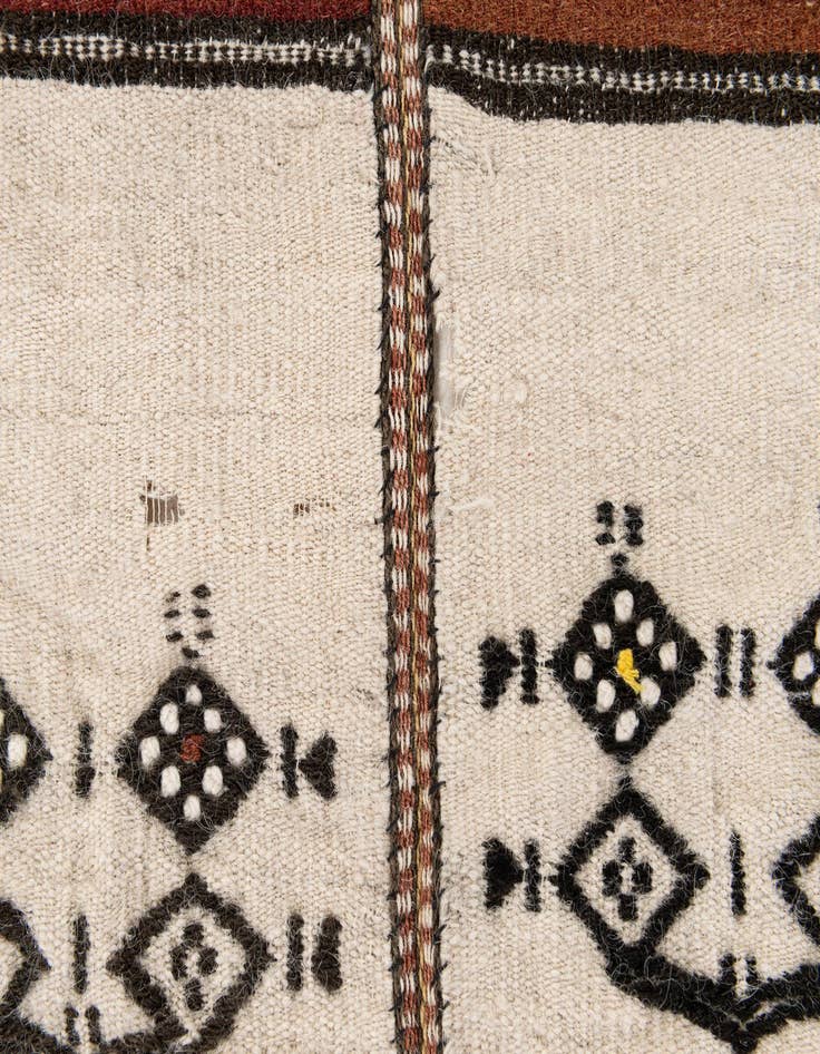 Detail image of  4' 4 x 7' 9  Hand Knotted Moroccan Wool Rug