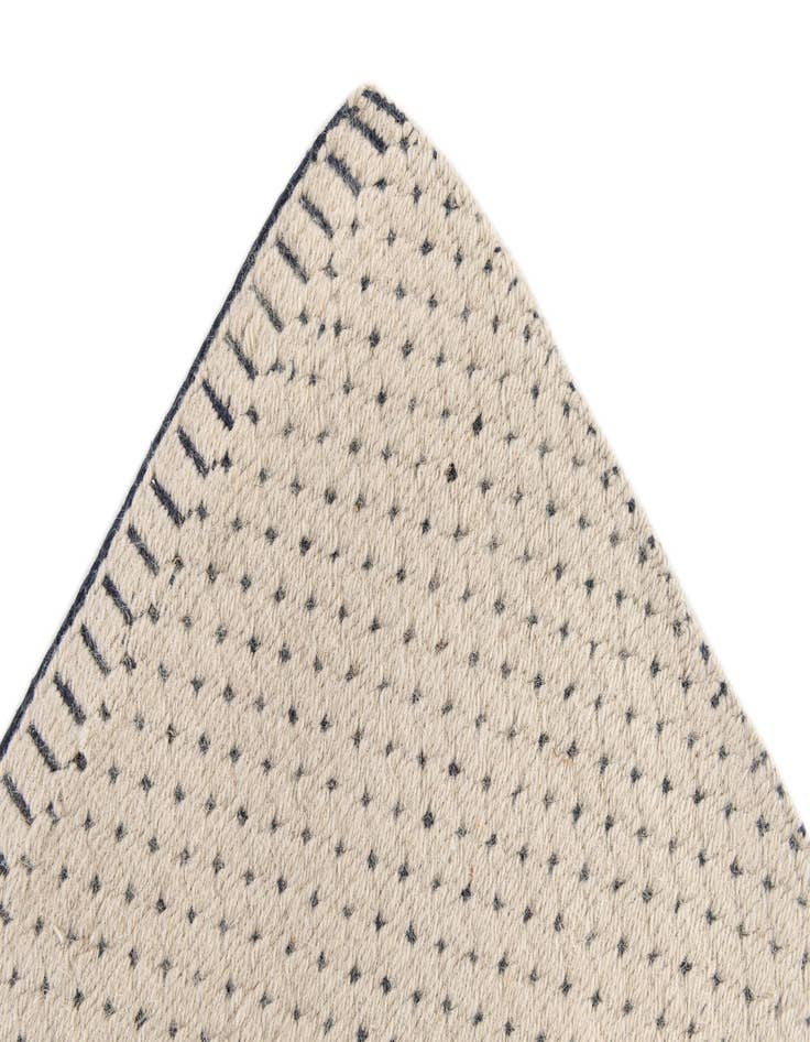 Detail image of  4' 1 x 7' 9  Hand Knotted Moroccan Wool Rug