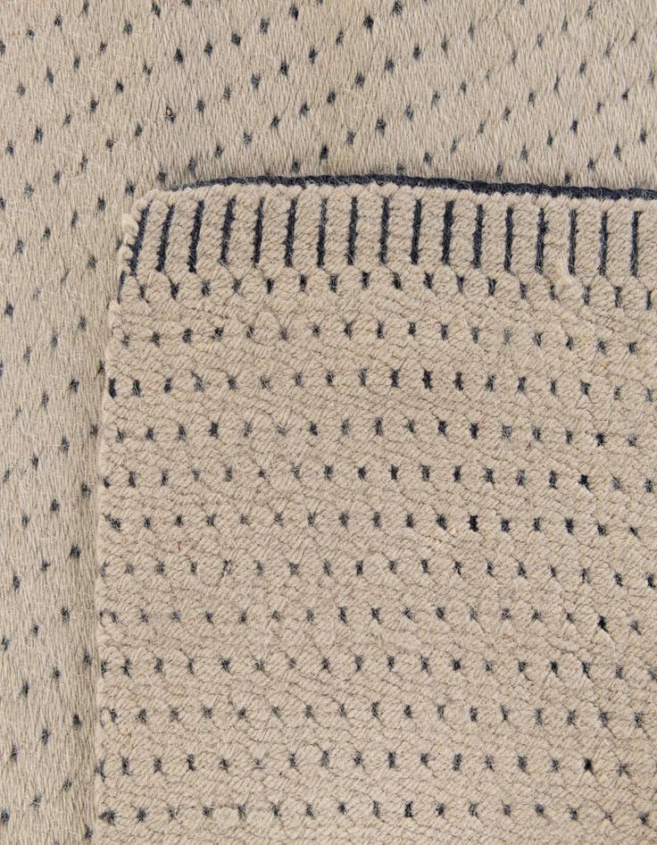 Detail image of  4' 1 x 7' 9  Hand Knotted Moroccan Wool Rug