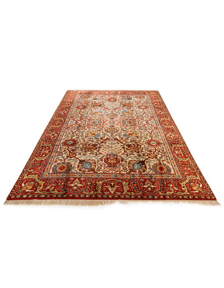 Detail image of  6' 11 x 10' 3  Hand Knotted Moroccan Wool Rug