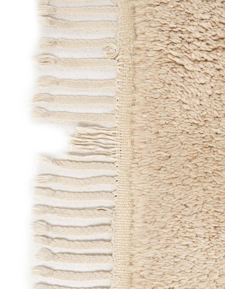 Detail image of  8' 1 x 11' 5  Hand Knotted Moroccan Wool Rug