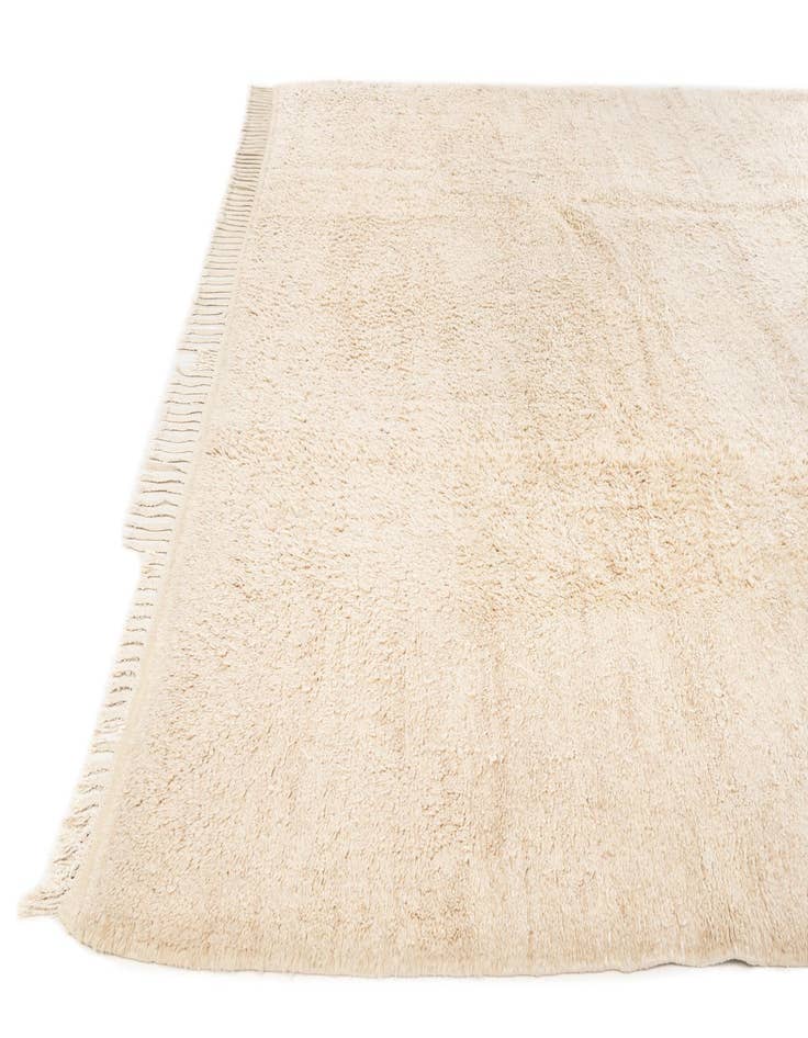 Detail image of  8' 1 x 11' 5  Hand Knotted Moroccan Wool Rug