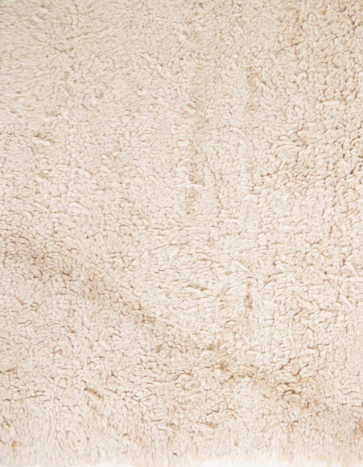 Detail image of  8' 1 x 11' 5  Hand Knotted Moroccan Wool Rug