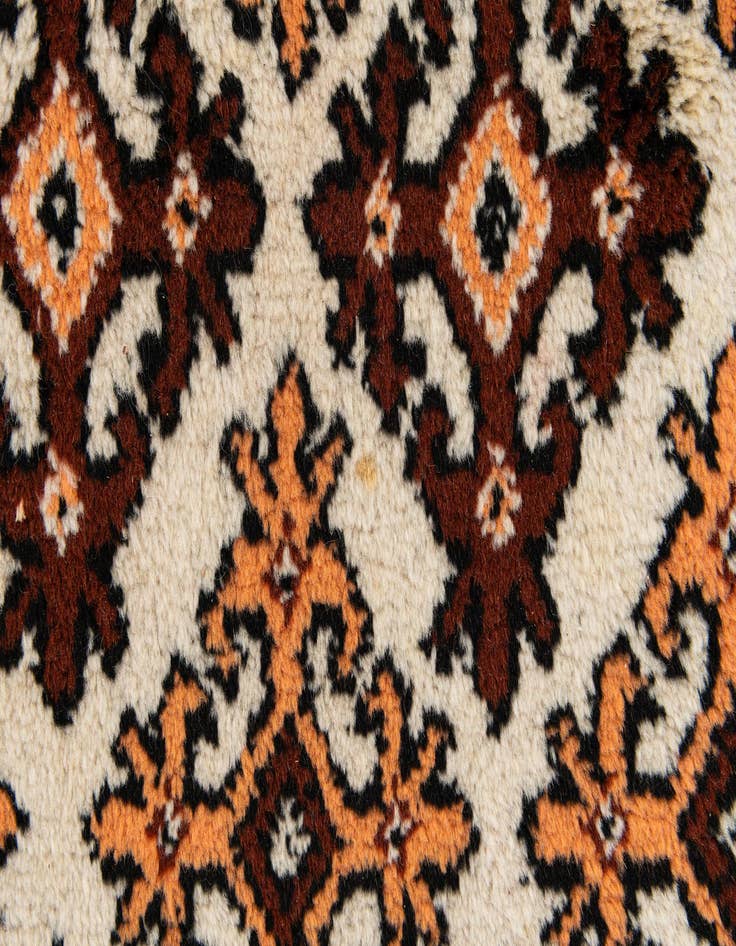 Detail image of  6' 4 x 10'  Hand Knotted Moroccan Wool Rug