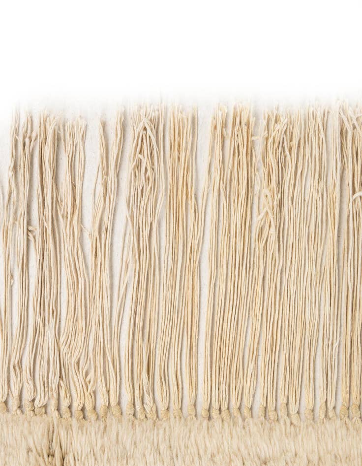 Detail image of  6' 4 x 10'  Hand Knotted Moroccan Wool Rug