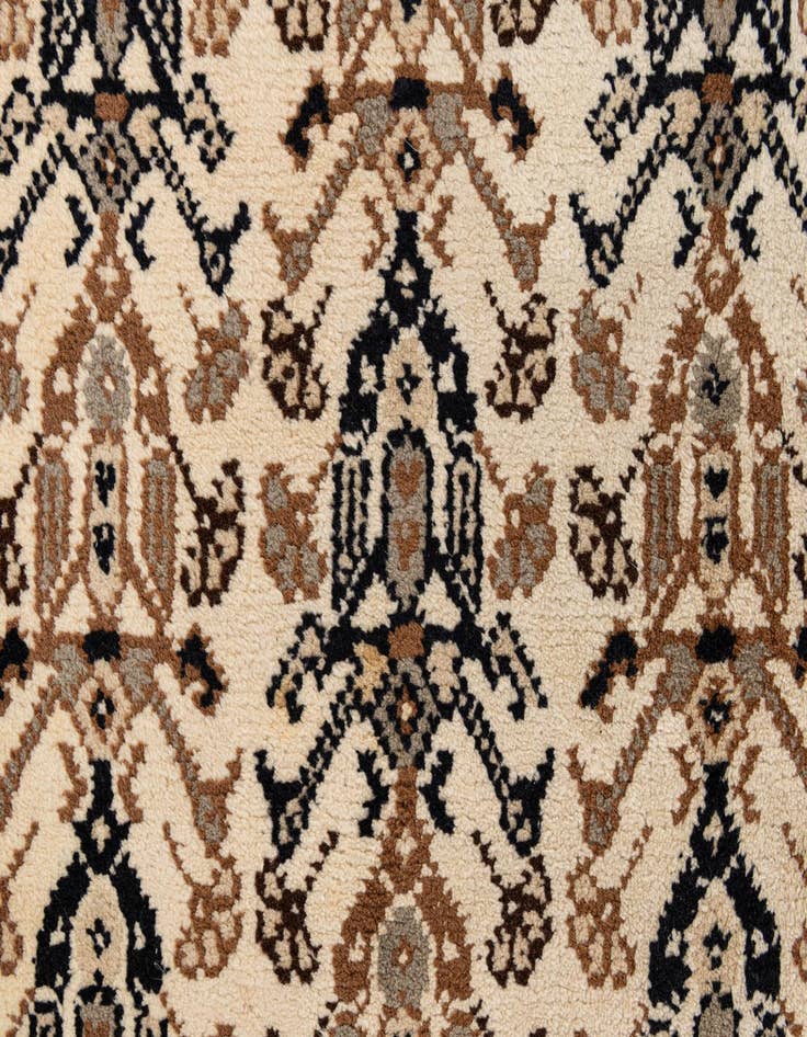 Detail image of  6' 8 x 9' 7  Hand Knotted Moroccan Wool Rug