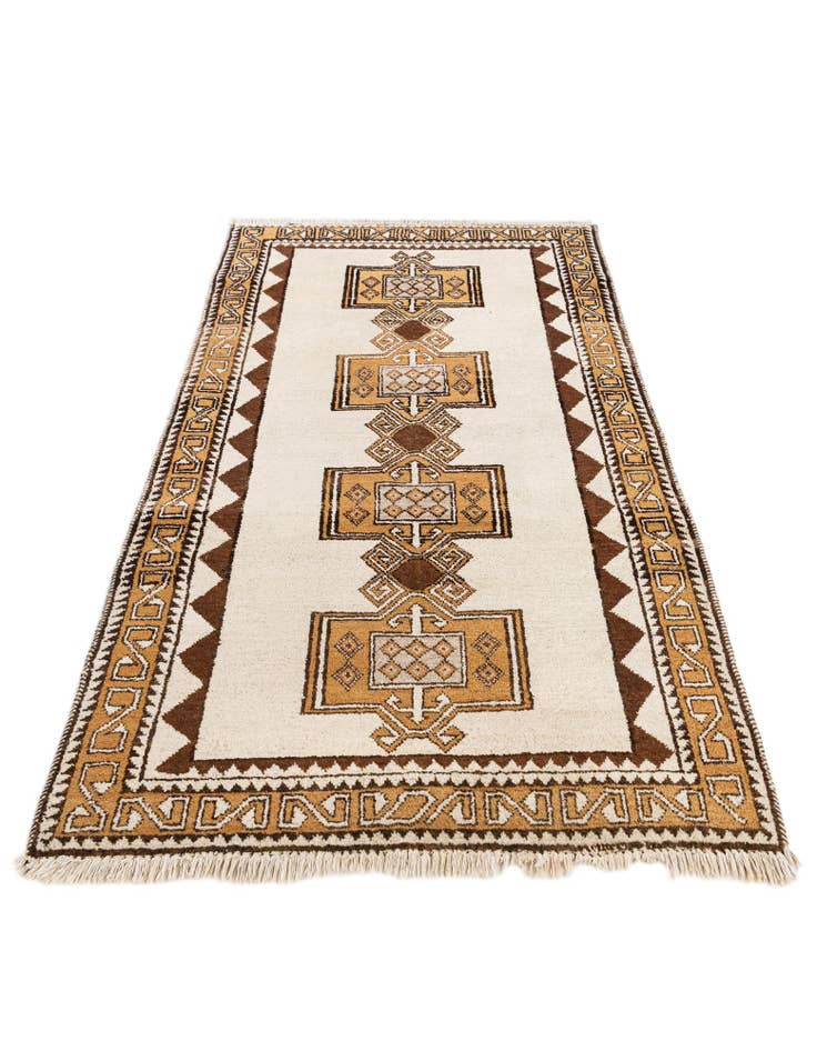 Detail image of  3' 5 x 6' 3  Hand Knotted Moroccan Wool Rug