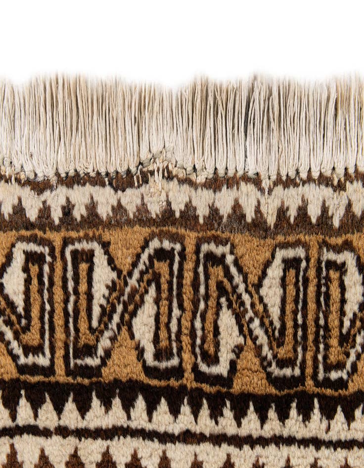 Detail image of  3' 5 x 6' 3  Hand Knotted Moroccan Wool Rug