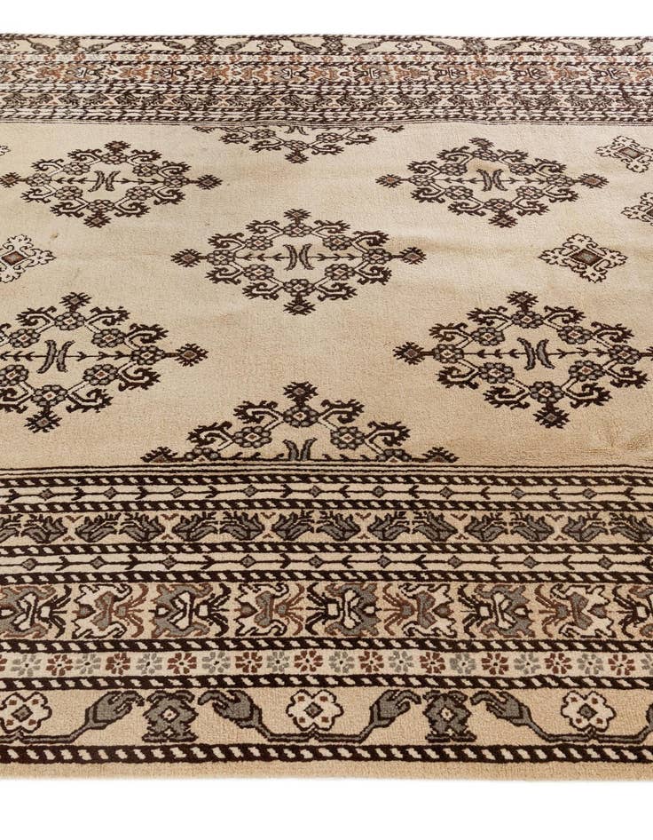 Detail image of  6' 6 x 9' 6  Hand Knotted Moroccan Wool Rug