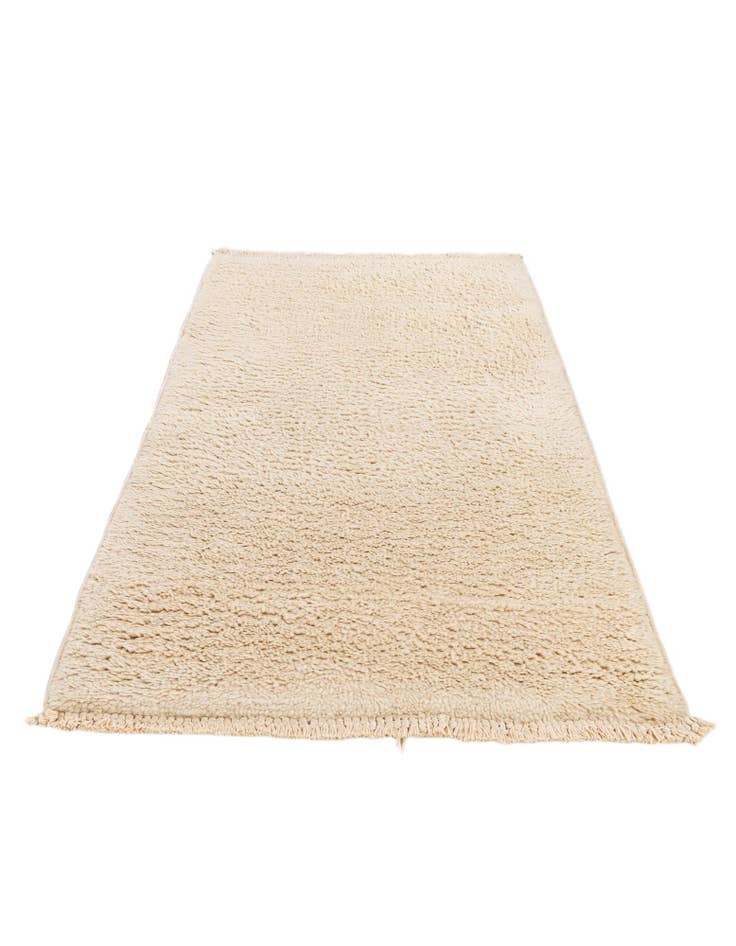 Detail image of  2' 9 x 4' 6  Hand Knotted Moroccan Wool Rug