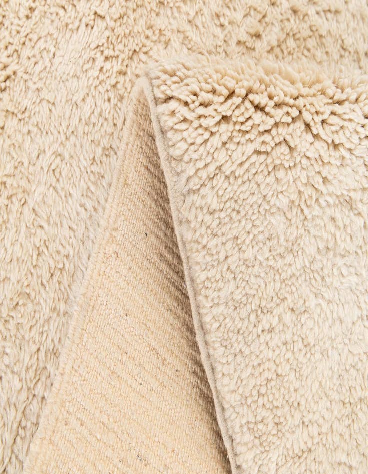 Detail image of  2' 9 x 4' 6  Hand Knotted Moroccan Wool Rug