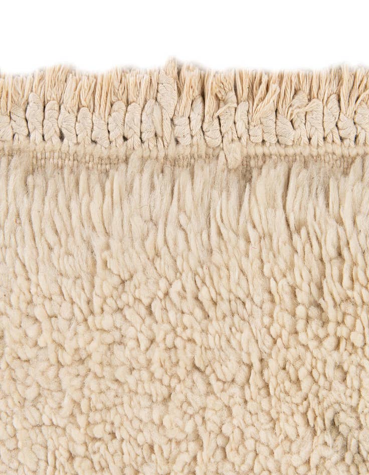 Detail image of  2' 9 x 4' 6  Hand Knotted Moroccan Wool Rug