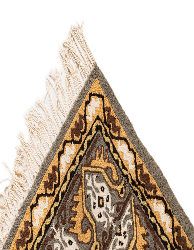 Detail image of  5' x 8' 9  Hand Knotted Moroccan Wool Rug