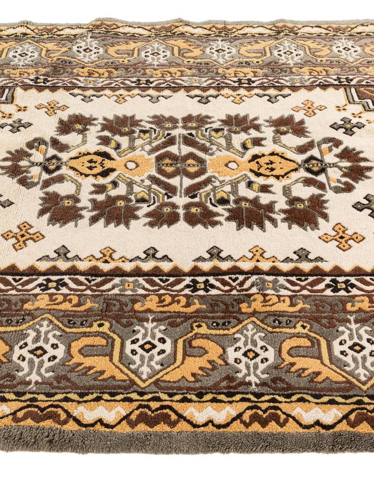 Detail image of  5' x 8' 9  Hand Knotted Moroccan Wool Rug