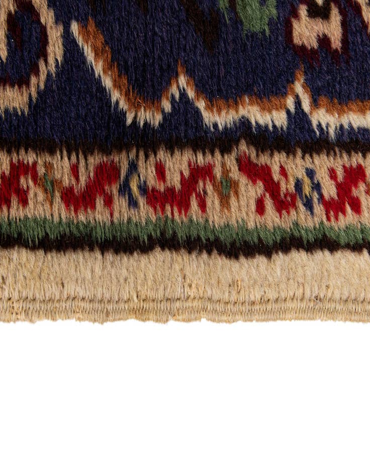 Detail image of  6' 5 x 9' 9  Hand Knotted Moroccan Wool Rug