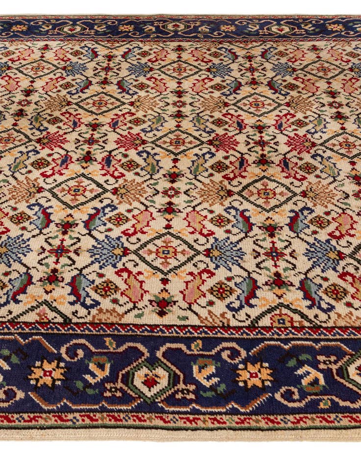 Detail image of  6' 5 x 9' 9  Hand Knotted Moroccan Wool Rug