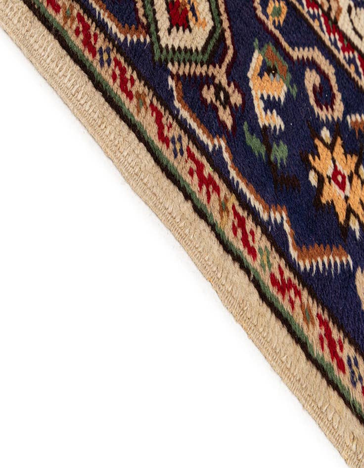Detail image of  6' 5 x 9' 9  Hand Knotted Moroccan Wool Rug
