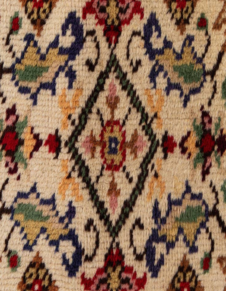 Detail image of  6' 5 x 9' 9  Hand Knotted Moroccan Wool Rug