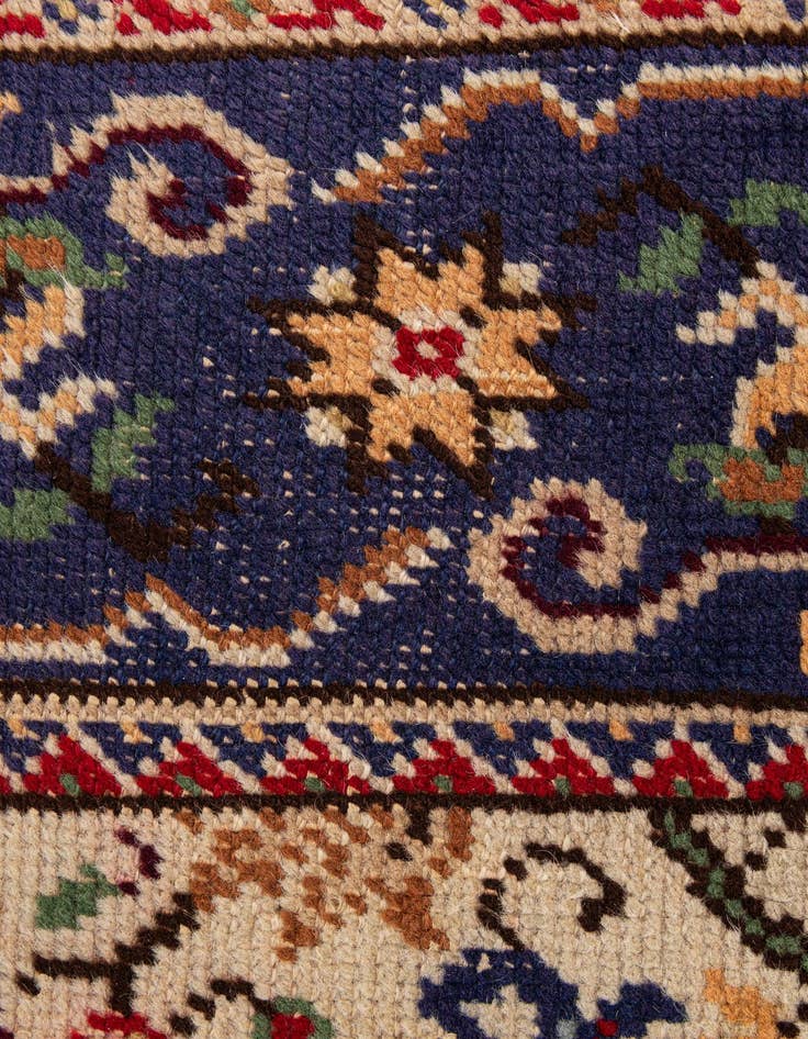 Detail image of  6' 5 x 9' 9  Hand Knotted Moroccan Wool Rug