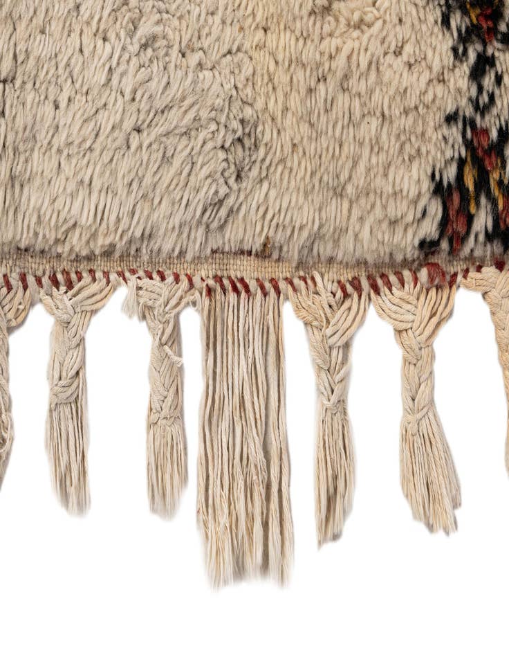 Detail image of  8' 9 x 11' 3  Hand Knotted Moroccan Wool Rug