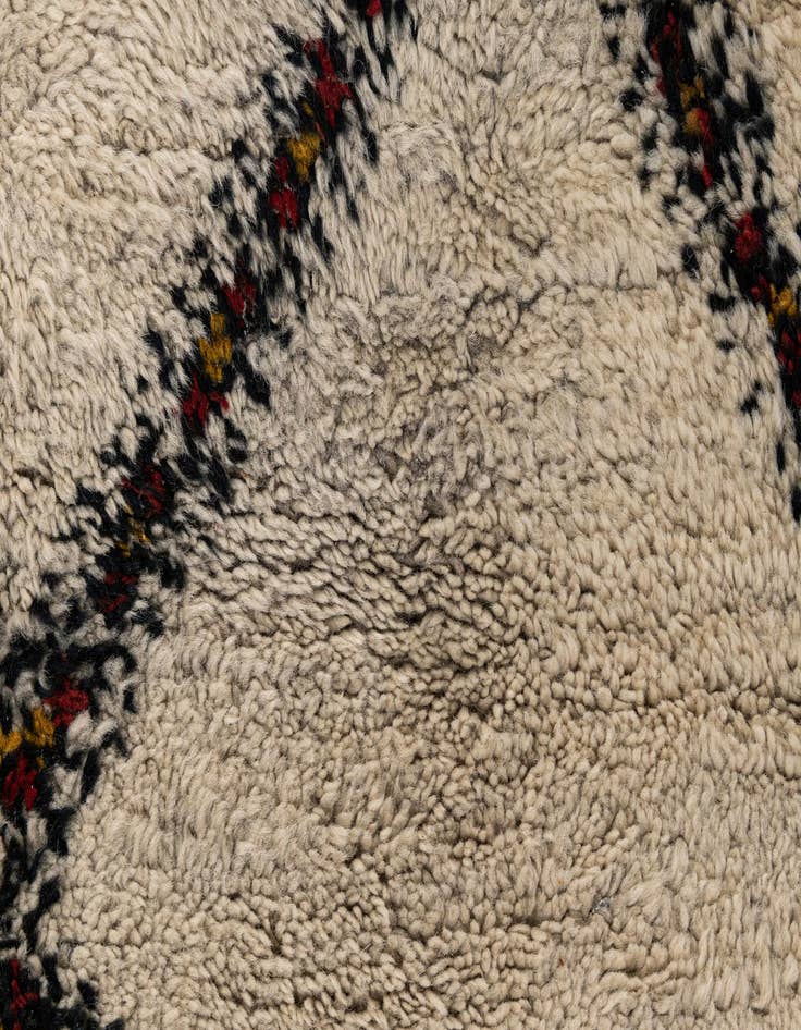 Detail image of  8' 9 x 11' 3  Hand Knotted Moroccan Wool Rug