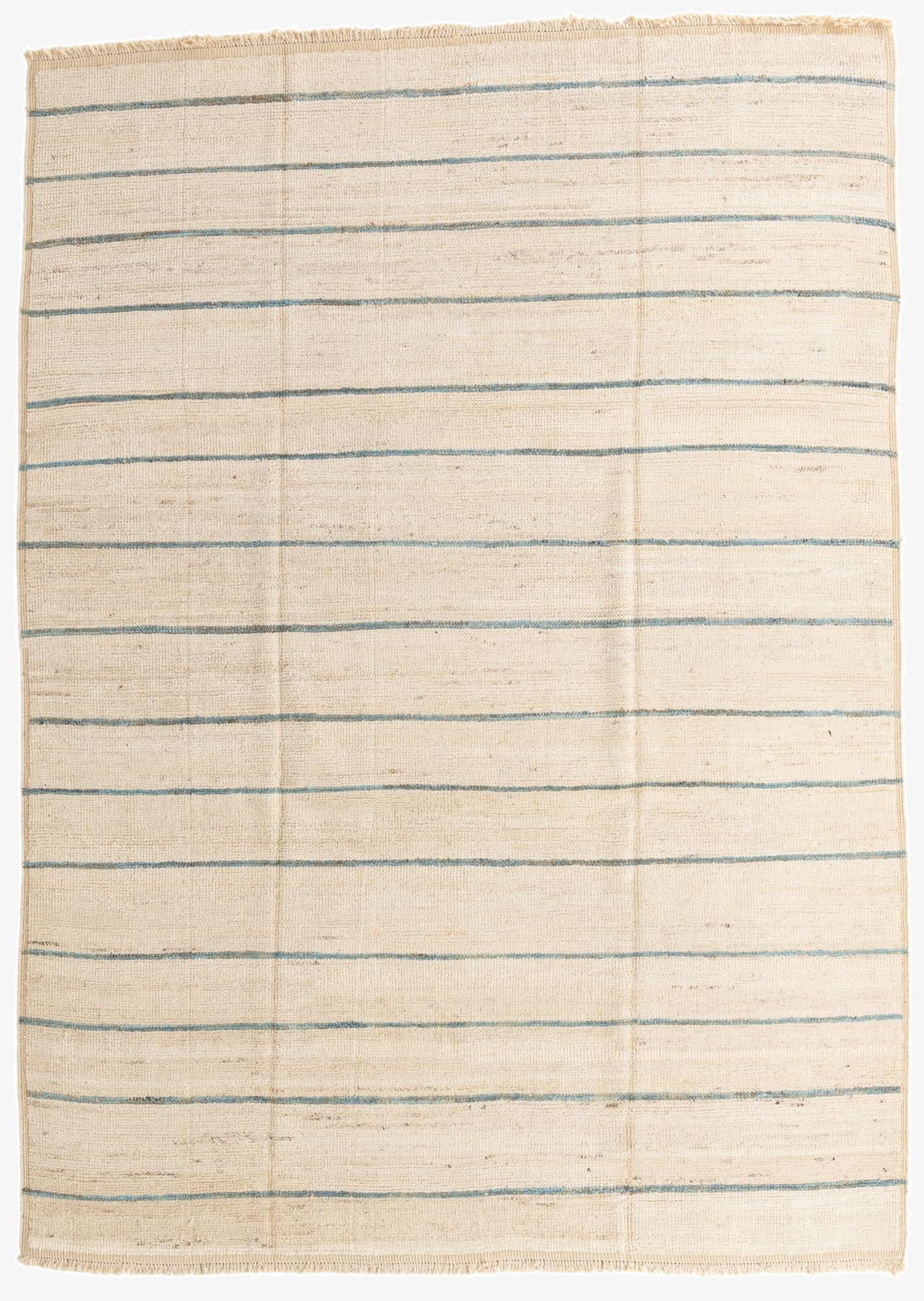  9' x 12' 6  Hand Knotted Moroccan Wool Rug