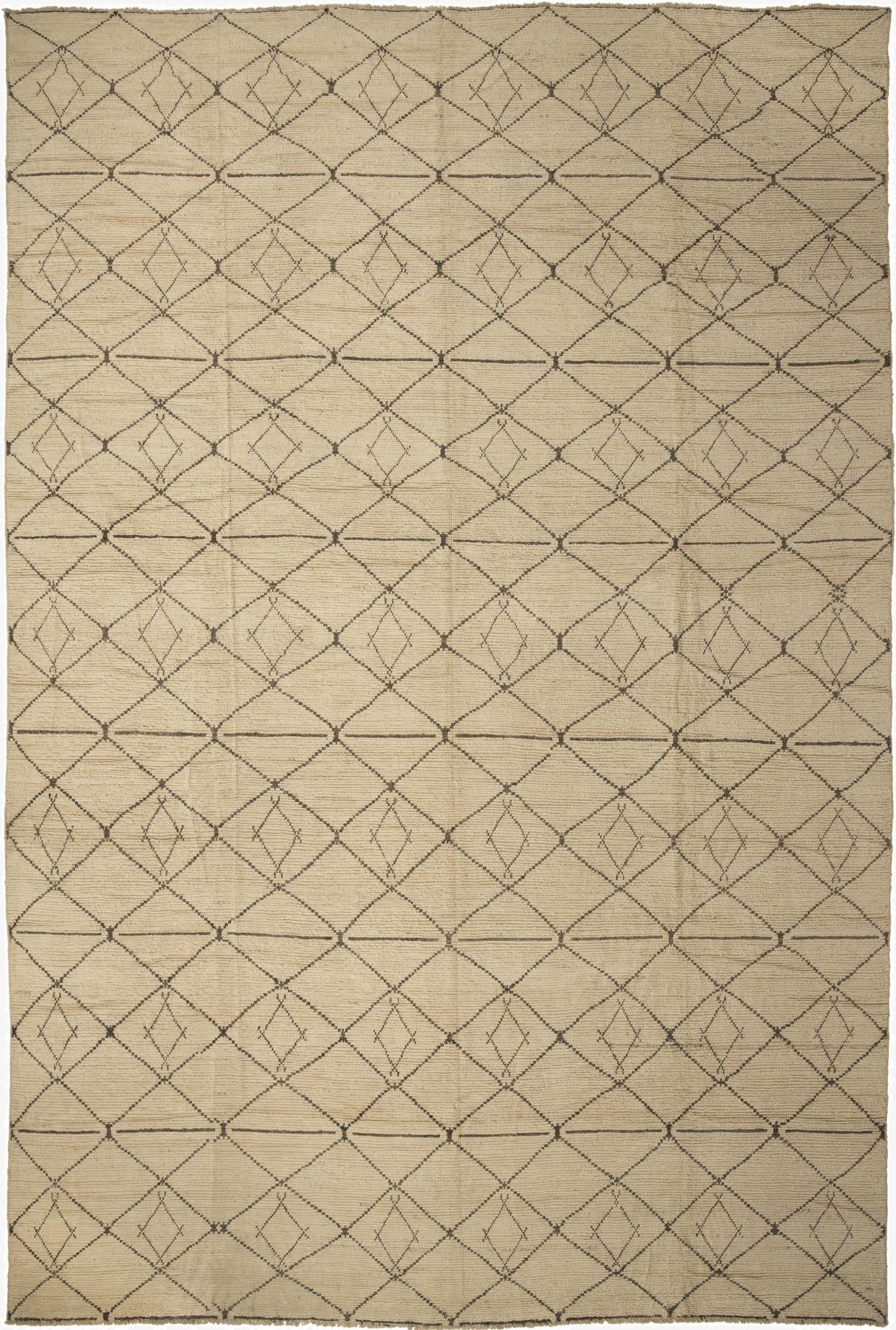  15' 10 x 24' 3  Hand Knotted Moroccan Wool Rug