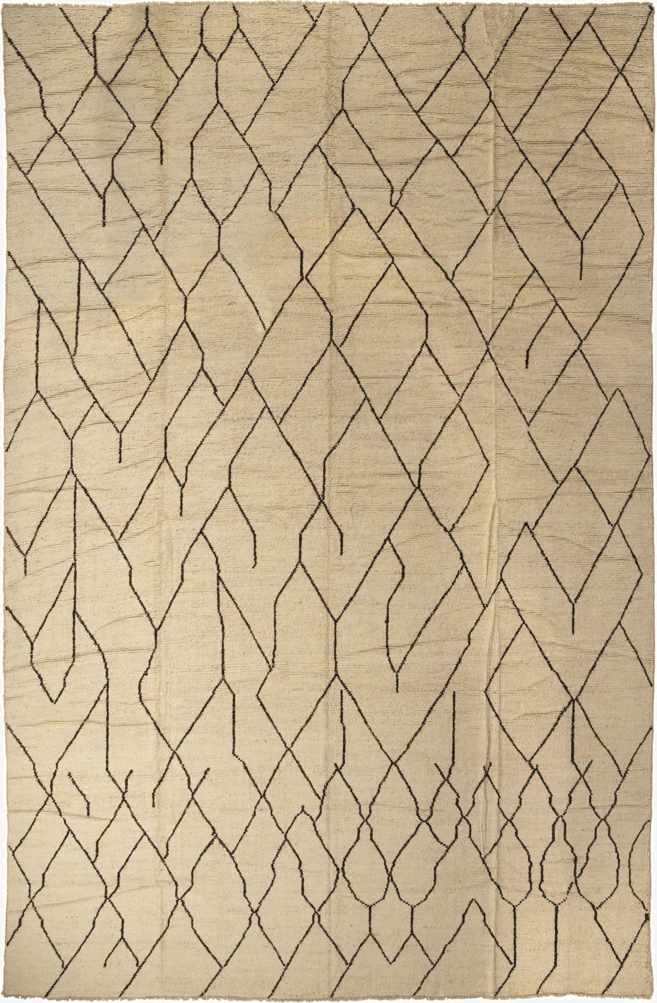  16' 1 x 24' 7  Hand Knotted Moroccan Wool Rug