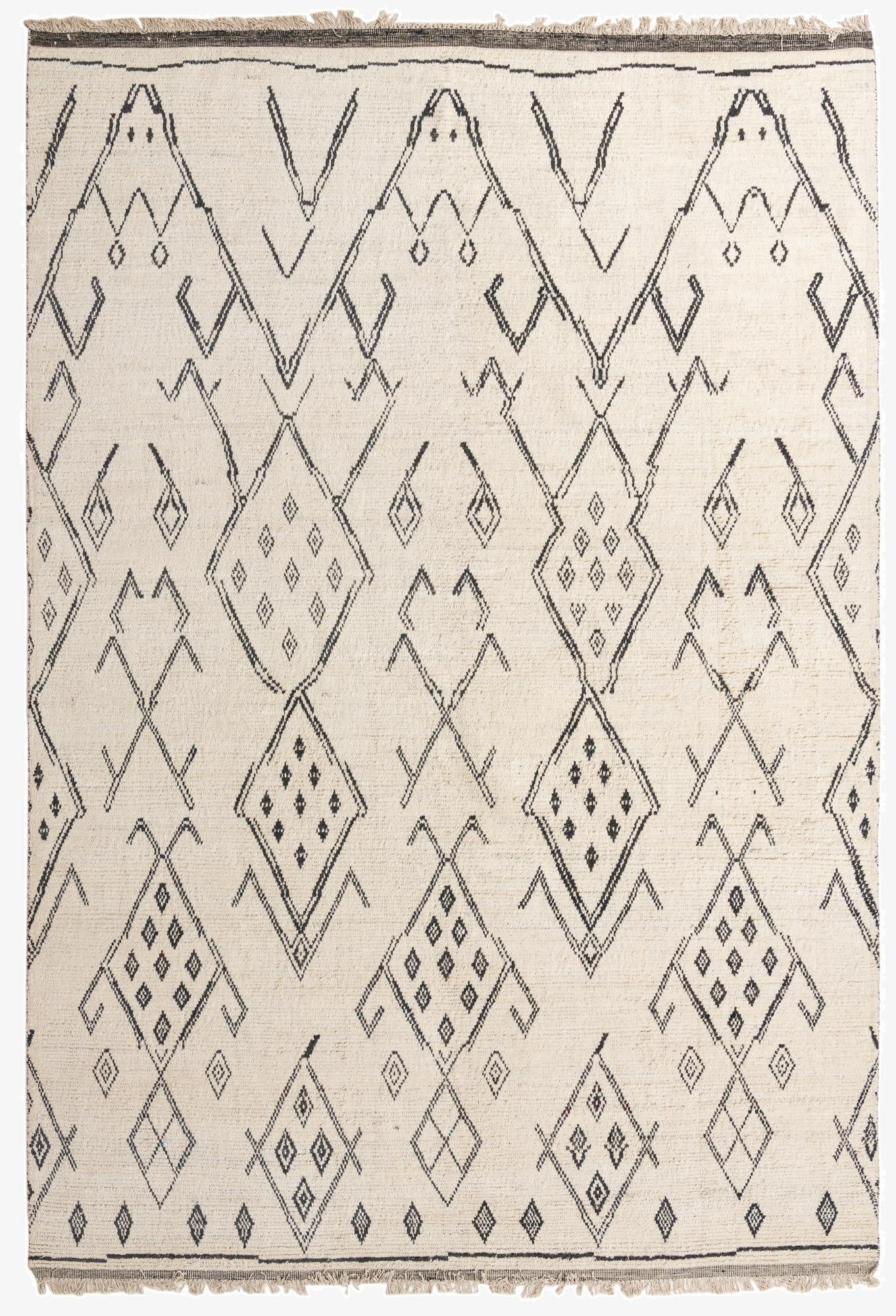  10' x 14' 7  Hand Knotted Moroccan Wool Rug