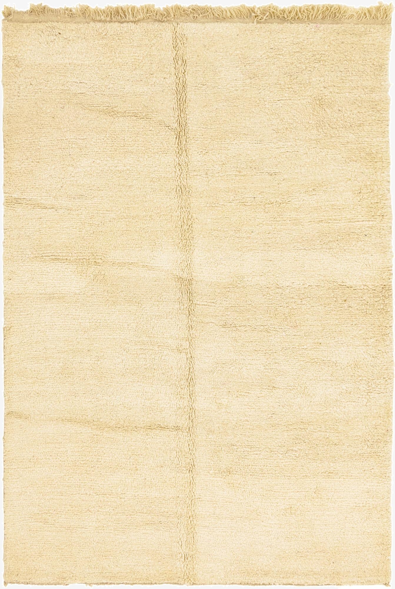  6' 6 x 9' 4  Hand Knotted Moroccan Wool Rug