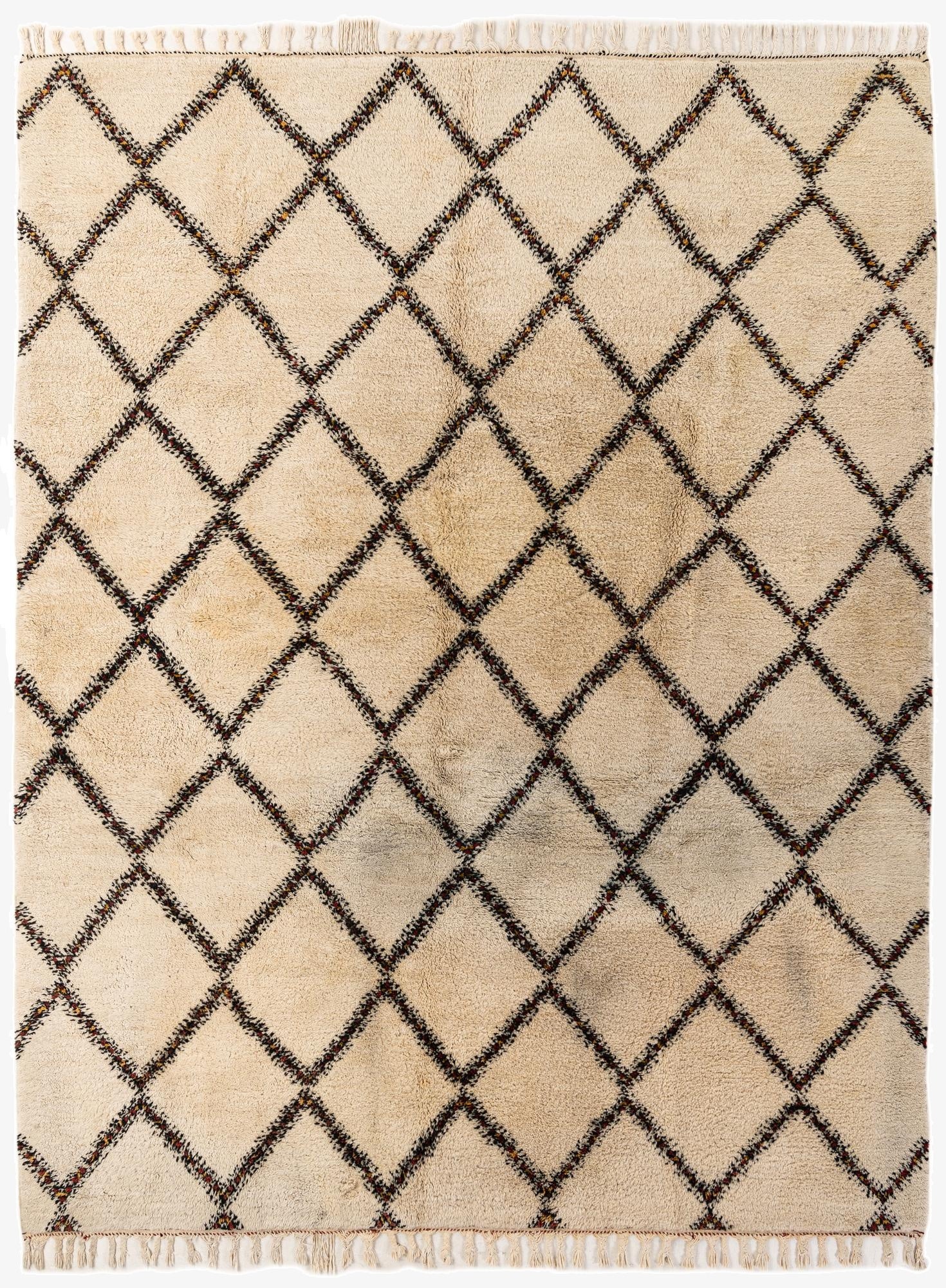  8' 9 x 11' 3  Hand Knotted Moroccan Wool Rug