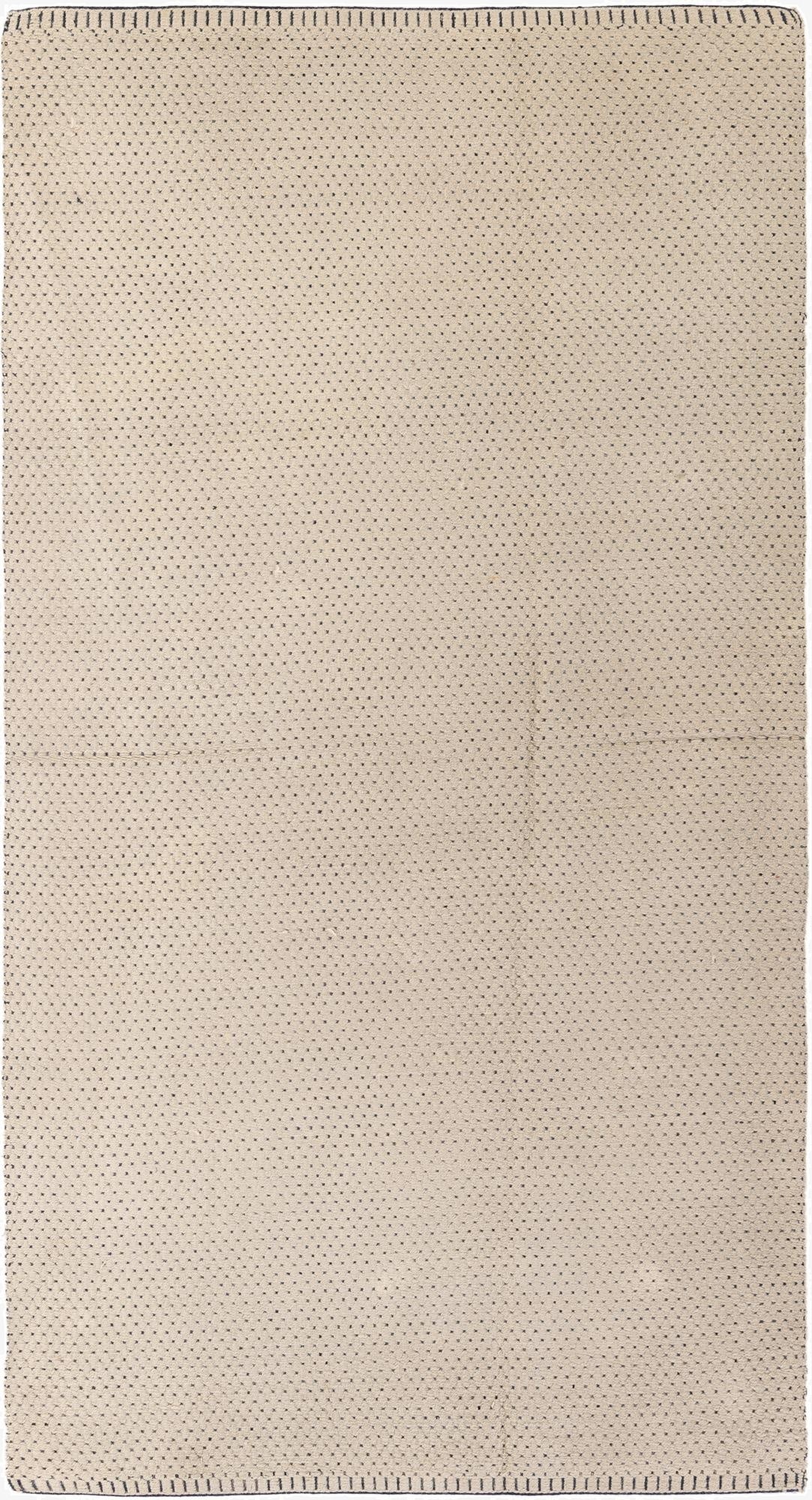  4' 1 x 7' 9  Hand Knotted Moroccan Wool Rug