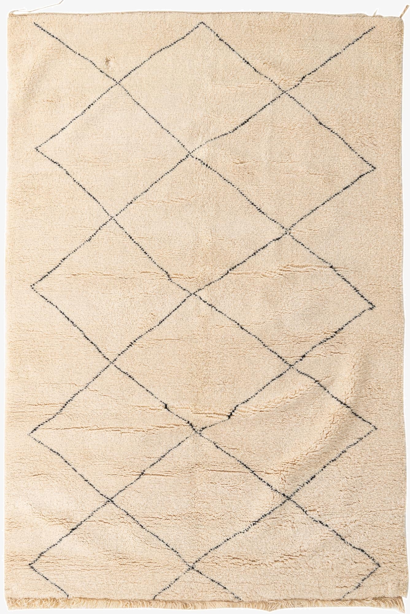  6' 10 x 10' 5  Hand Knotted Moroccan Wool Rug