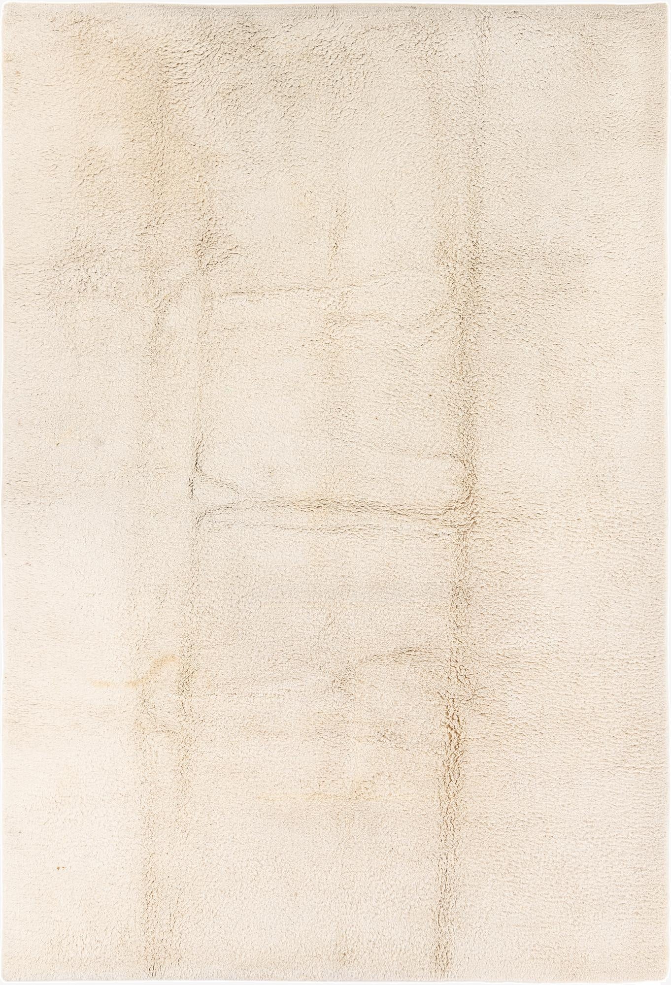  6' 6 x 9' 6  Hand Knotted Moroccan Wool Rug