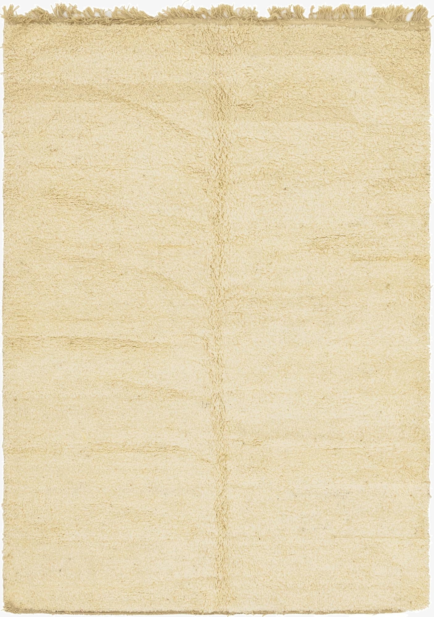  6' 8 x 9' 10  Hand Knotted Moroccan Wool Rug