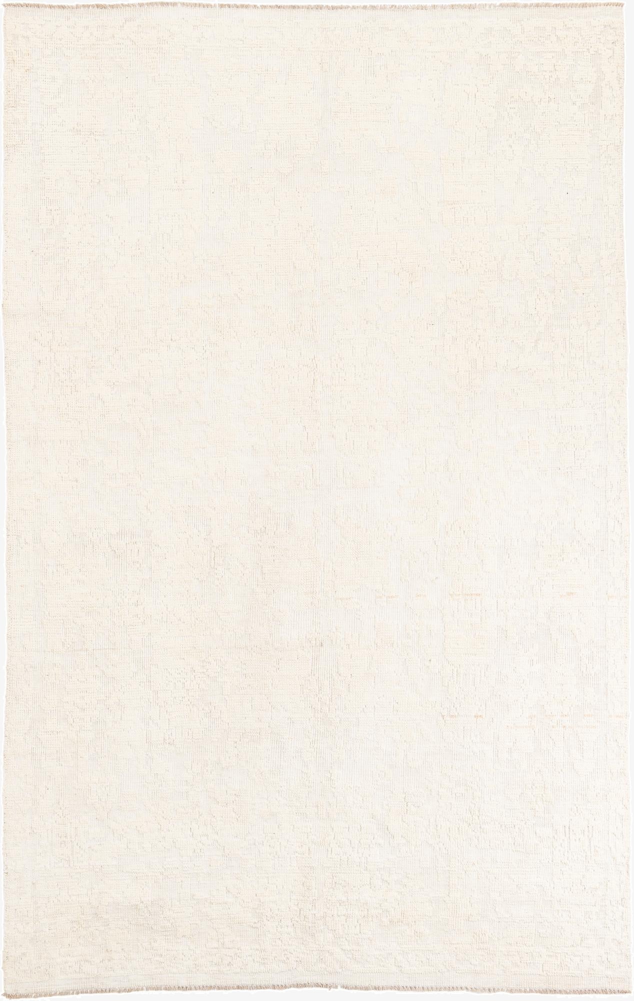  6' 1 x 9' 7  Hand Knotted Moroccan Wool Rug